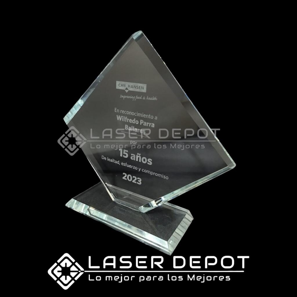 Placas Conmemorativas Grabado Laser 24x20 Cm